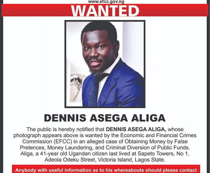 EFCC declares Asega Aliga, Teleology Holdings CEO, wanted