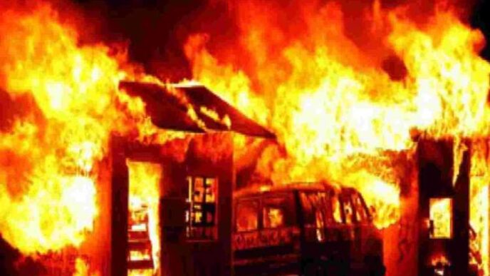 Goods, properties destroyed as fire razes popular Anambra market