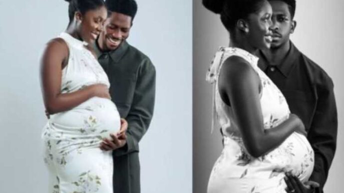 Gospel singer, Moses Bliss, wife welcome first child