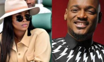 VIDEO: 'Marry me' - 2Baba proposes to Edo lawmaker, Natasha Osawaru