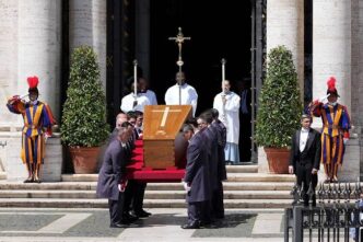 JUST IN: Pope Francis laid buried in Santa Maria Maggiore Basilica