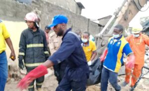 One dead, nine rescued as two-storey building collapses in Lagos