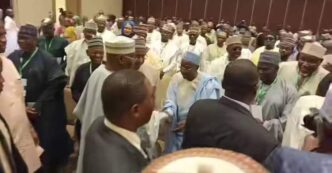 Drama as delegates disrupt Atiku, Obi coalition meeting in Abuja