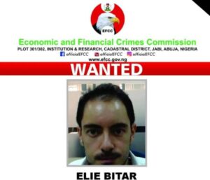 Elie Bitar, Lebanese national declared wanted by EFCC over CBEX fraud