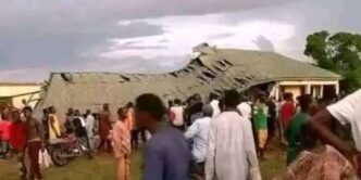 Pandemonium as classroom collapses during WAEC exam in Taraba