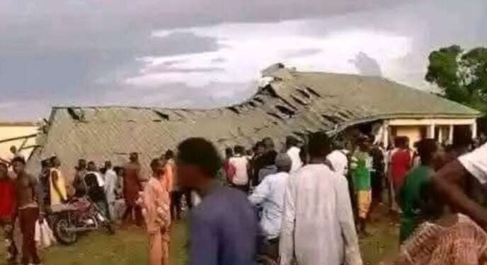 Pandemonium as classroom collapses during WAEC exam in Taraba