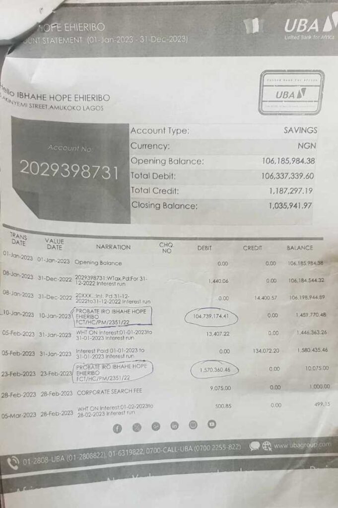 Tony Elumelu’s UBA under fire over customer’s ‘missing N106m’ as lender returns fund after public outcry