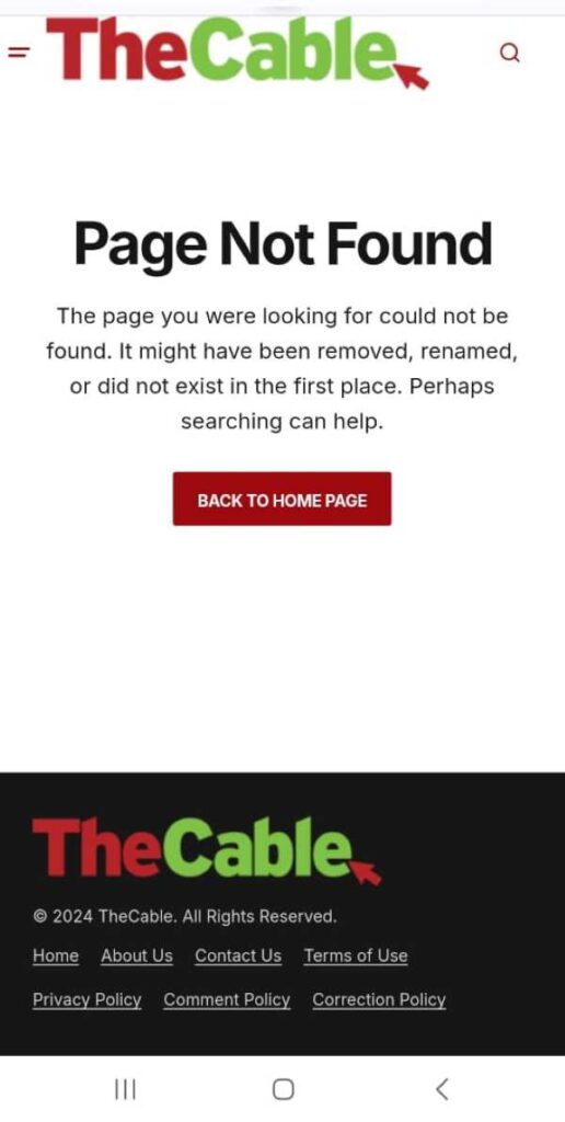 TheCable deletes misleading report on Mele Kyari’s arrest by EFCC