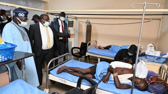 Tinubu visits Yelewata attack survivors in Benue hospital