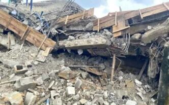 Two-storey building under construction collapses in Lagos