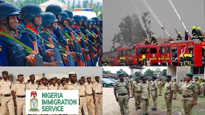 1.9m Nigerians compete for 30,000 NSCDC, NIS, Correctional, Fire service jobs