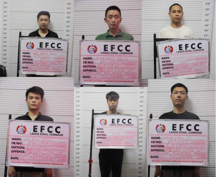 Court jails 14 Chinese for cyberterrorism, internet fraud in Lagos