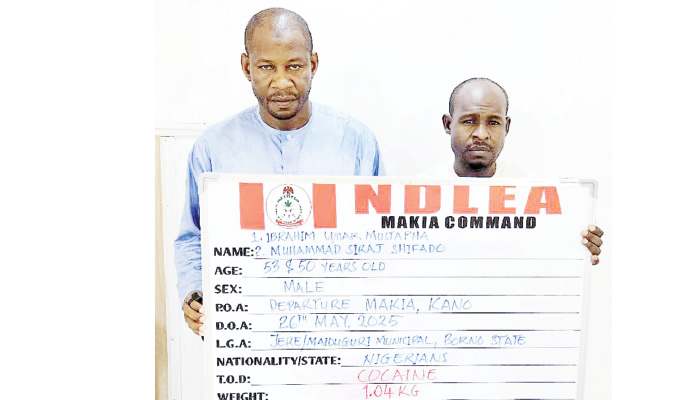 NDLEA intercepts Saudi-bound pilgrims with 90 pellets of cocaine