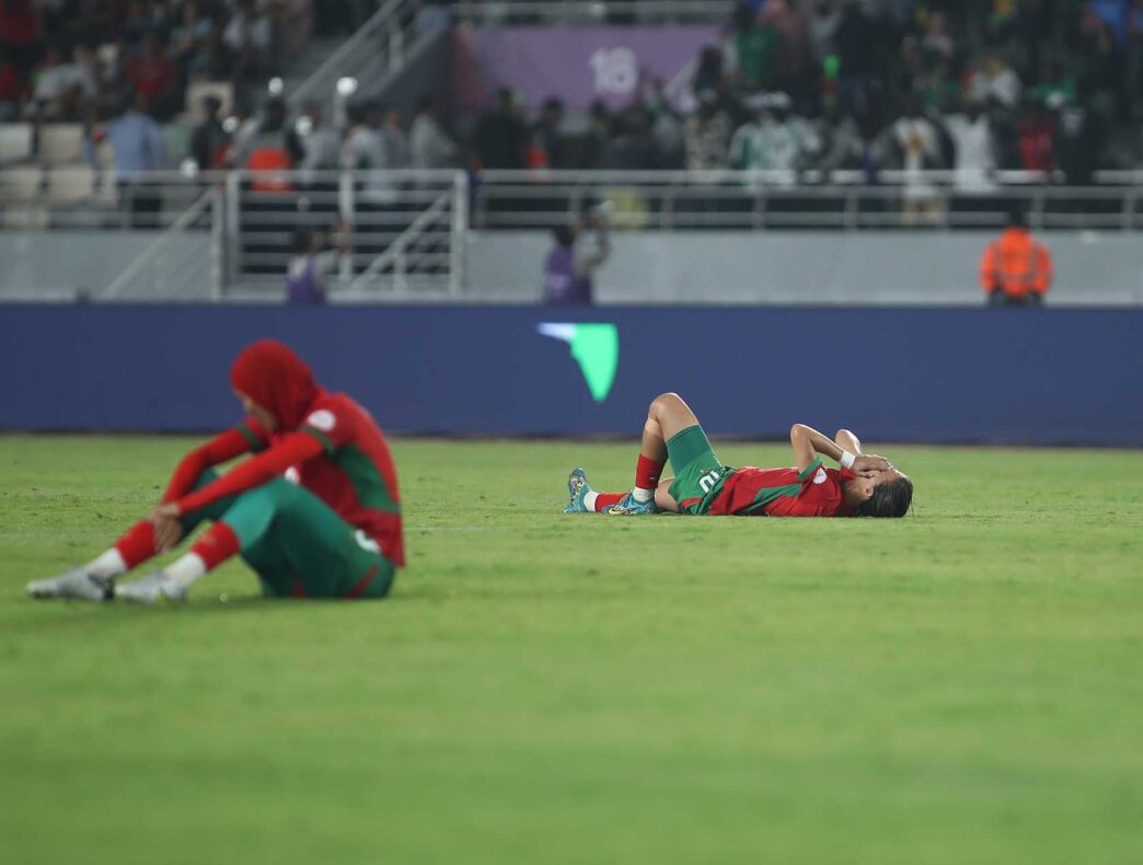 Morocco protest penalty cancellation against Nigeria in WAFCON final