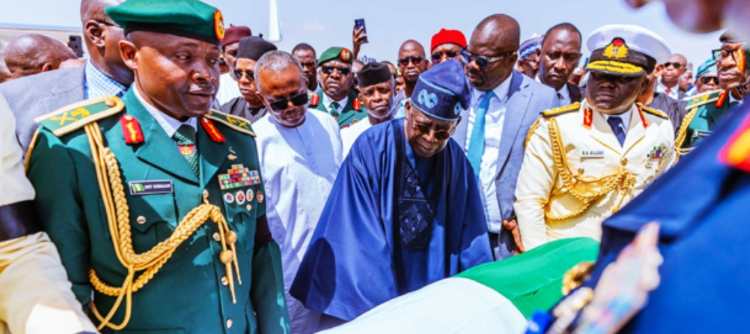 JUST IN: Buhari’s remains arrive in Katsina