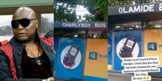 Charly Boy blasts Lagos LG for renaming bus stop after Olamide