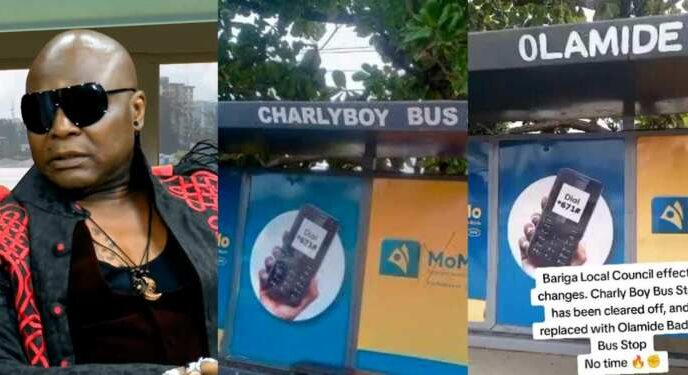 Charly Boy blasts Lagos LG for renaming bus stop after Olamide