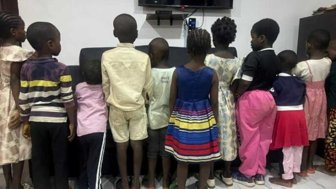 Police uncover child trafficking ring in Anambra, rescue 11 children