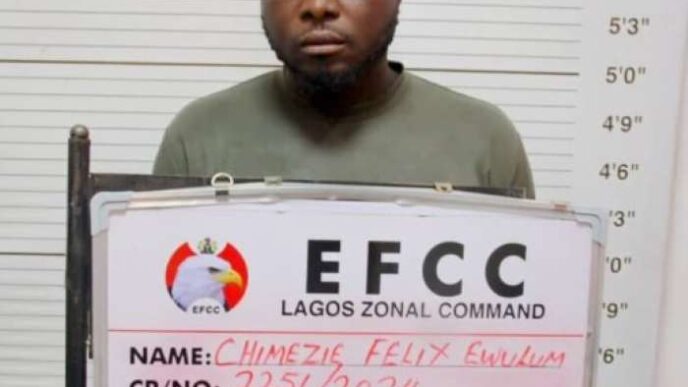 EFCC arraigns man, Ewulum Chimeze Felix, over 'N23.5m visa scam'
