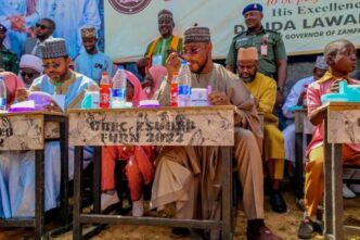 Governor Dauda Lawal of Zamfara State has commenced school feeding initiative programme aimed at curbing the alarming rise in the number of out-of-school children across the state.