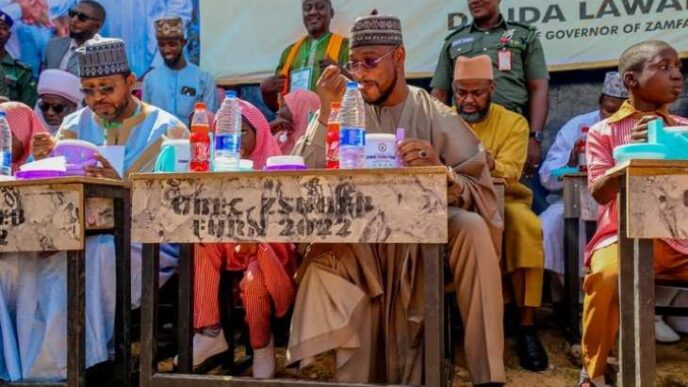 Governor Dauda Lawal of Zamfara State has commenced school feeding initiative programme aimed at curbing the alarming rise in the number of out-of-school children across the state.