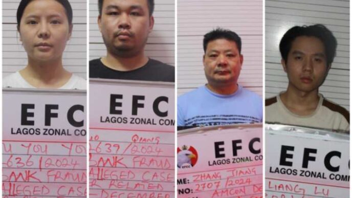 Nigerian court jails five Chinese nationals cyberterrorism, fraud