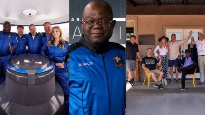 Owolabi Salis, the first Nigerian to embark on a journey to space, has described his once-in-a-lifetime experience as exciting and refreshing.