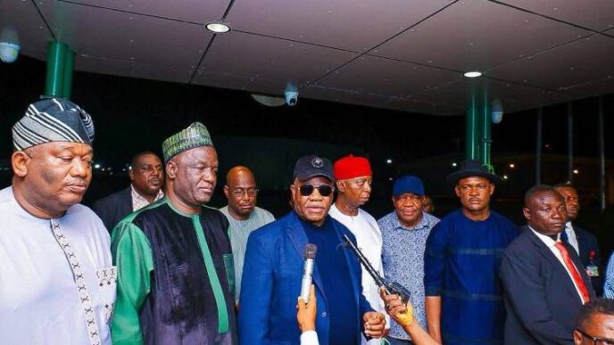 Akpabio returns from London, refutes rumours of ill health