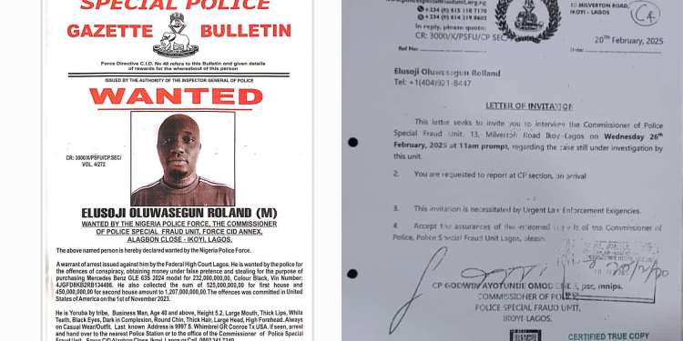 Bizman, Elusoji Oluwasegun Roland declared wanted over 'N1.2bn fraud'