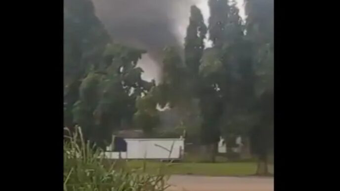 Residents panic as explosion rocks military base in Ogun