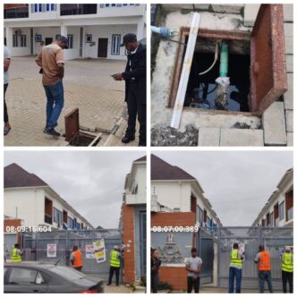 Lagos shuts Van Daniel Estate Lekki for discharging sewage into public drains