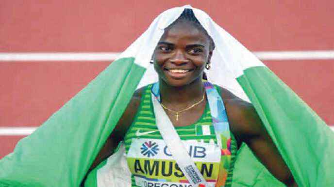 BREAKING: Amusan wins silver at World Athletics Championships