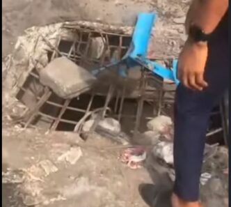 Chaos as bridge collapses on Lagos-Benin expressway [VIDEO]