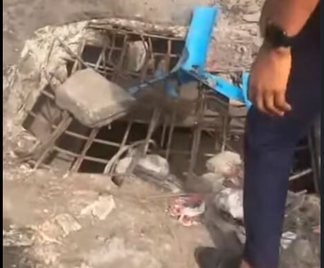 Chaos as bridge collapses on Lagos-Benin expressway [VIDEO]
