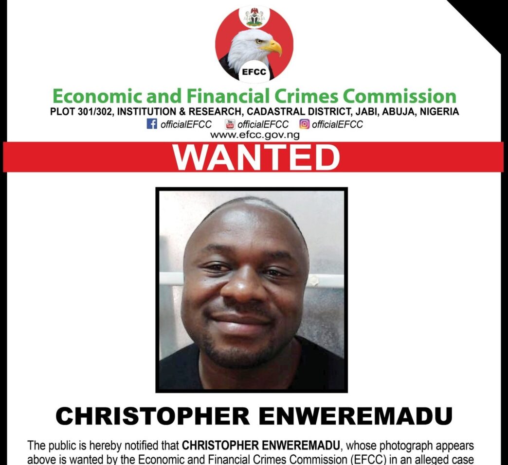 Christopher Enweremadu declared wanted by EFCC for money laundering