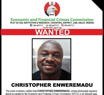 Christopher Enweremadu declared wanted by EFCC for money laundering