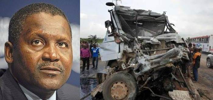 Dangote says truck that killed family in Enugu operated by third party