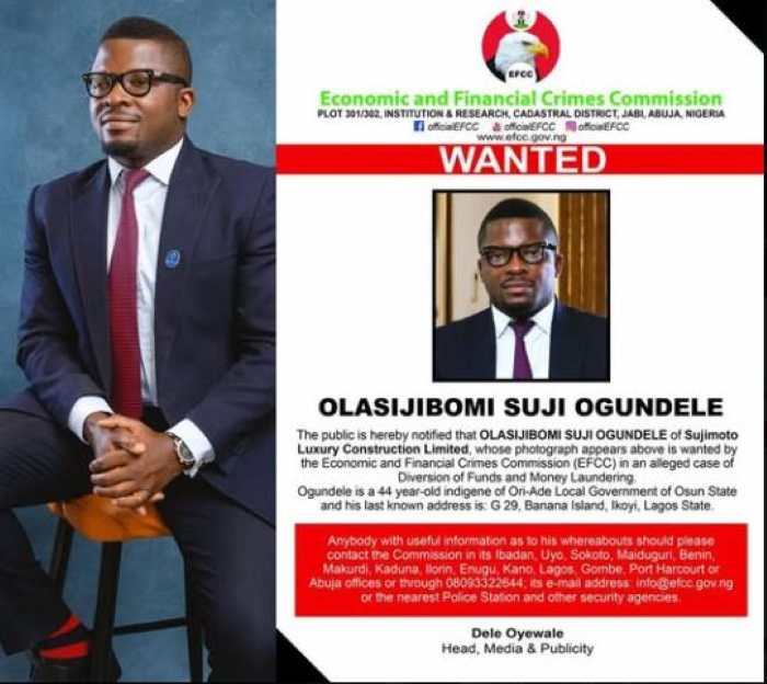 'Fraud': Sujimoto boss, Olasijibomi Ogundele, reports to EFCC, detained