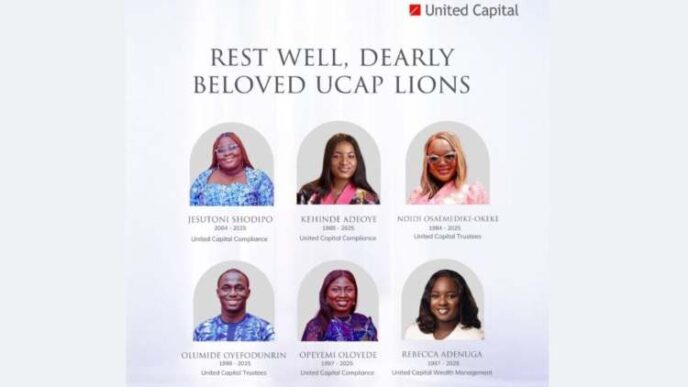 United Capital reveals identity of six officials who died in Afriland Towers fire