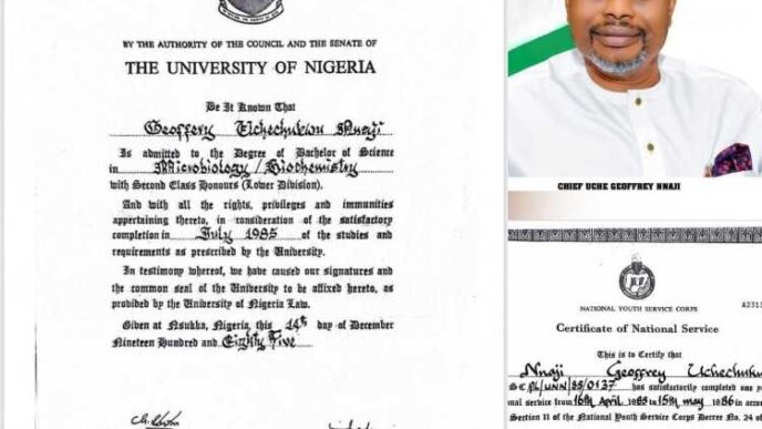 Enugu governor behind my certificate ordeals, Nnaji claims