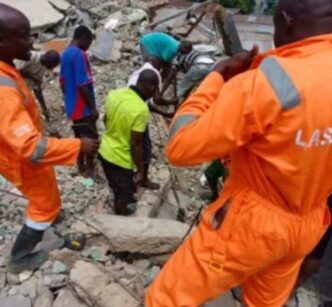 One killed, eight rescued as another building collapses in Lagos