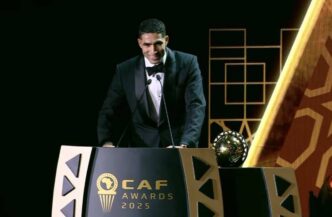JUST IN: Morocco’s Achraf Hakimi named Africa Player of the Year