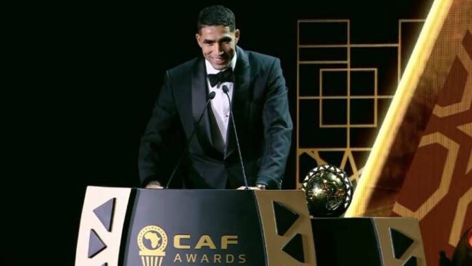 JUST IN: Morocco’s Achraf Hakimi named Africa Player of the Year