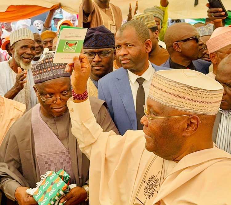 JUST IN: Atiku officially joins ADC
