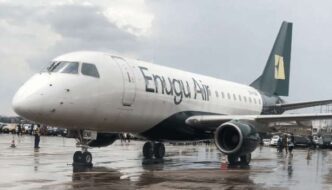 Enugu Air plane's nose gear fails during landing