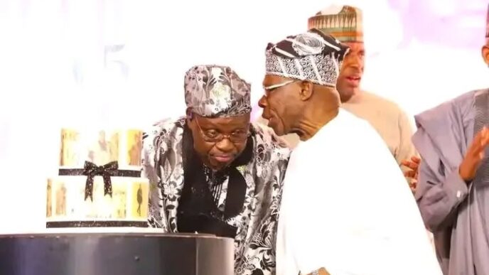 Fayose blasts Obasanjo in thank-you message, says he belongs in zoo