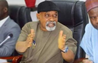 Ngige released after meeting bail conditions, storms APC caucus meeting [VIDEO]