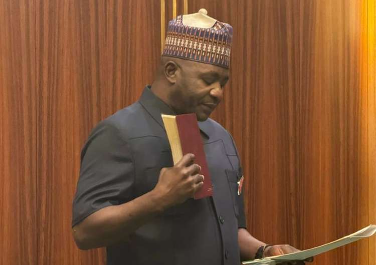 JUST IN: Tinubu swears-in ex-CDS, Musa, as defence minister