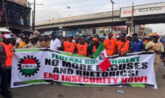 NLC protests rising insecurity in Lagos, Abuja