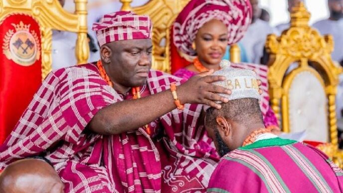Seyi Tinubu installed as Okanlomo of Yorubaland